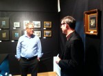 Juror Chris Mahoney and Eric Taubman, founder of the Center for Alternative Photography.