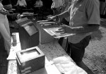 Fuming boxes and mercury pot Fuming boxes and mercury pot